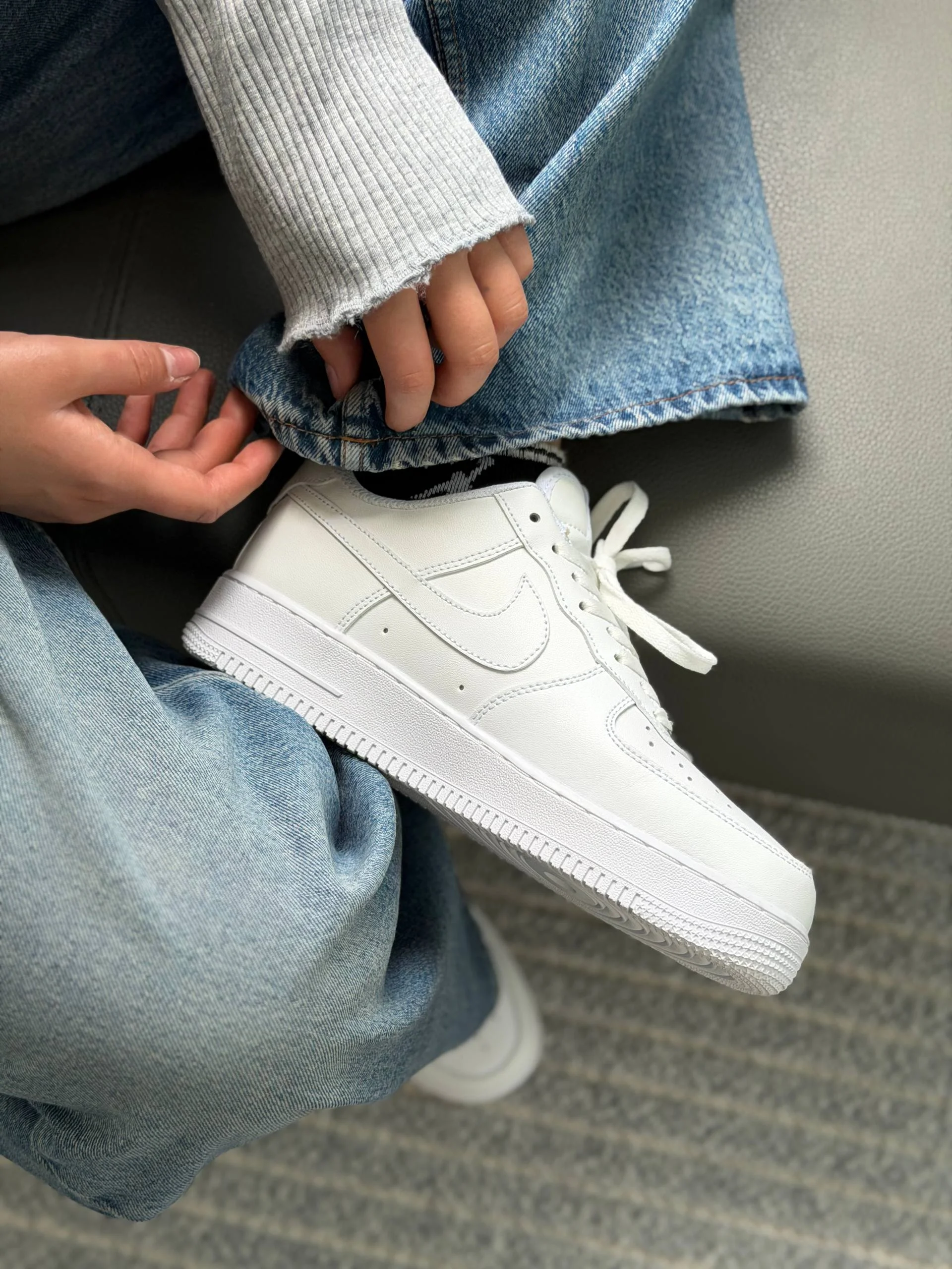 کتونی نایکی Nike Air Force 1 '07 (سفید کلاسیک)